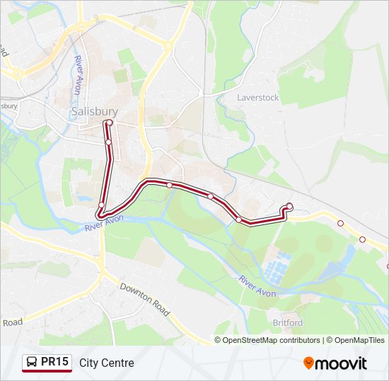 PR15 Bus Line Map