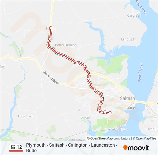 12 Route Schedules, Stops & Maps Hatt (Updated)