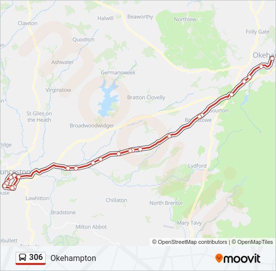 306 Bus Line Map