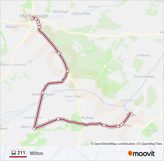 211 Route Schedules, Stops & Maps Wilton (Updated)