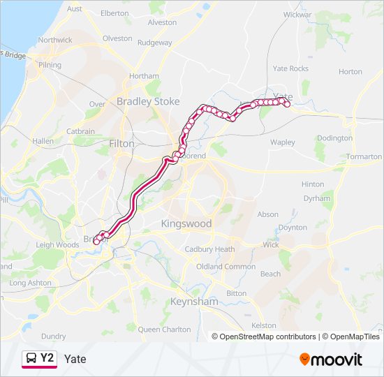 Y2 bus Line Map