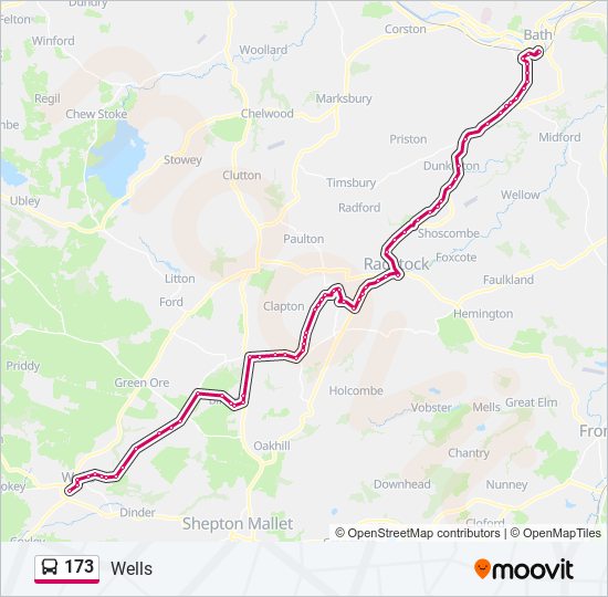 173 Route: Schedules, Stops & Maps - Wells (updated)