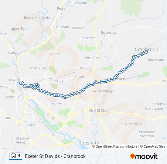 4 bus Line Map