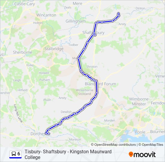 6 Route Schedules, Stops & Maps Tisbury (Updated)