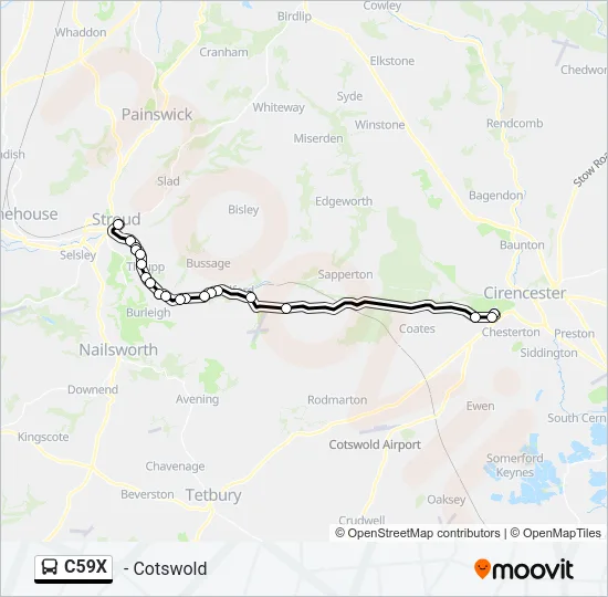 C59X Bus Line Map