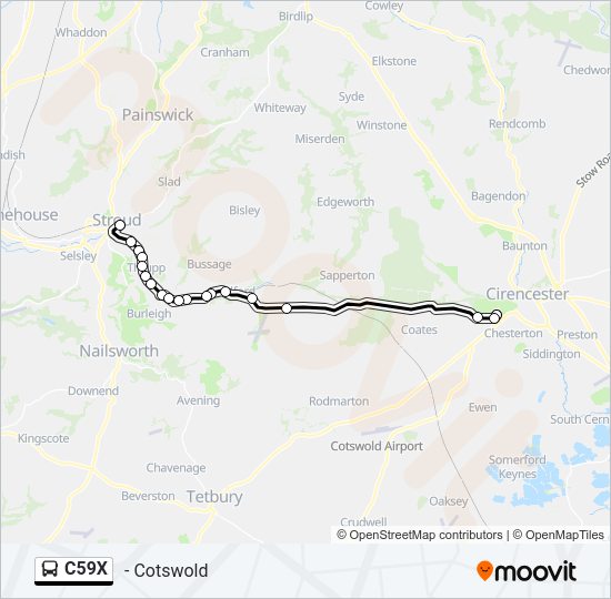 C59X Bus Line Map