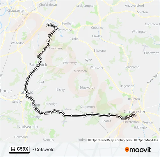 C59X Bus Line Map
