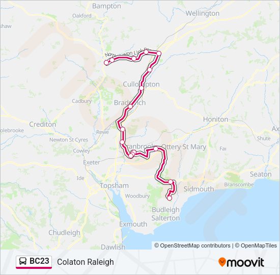 BC23 Bus Line Map