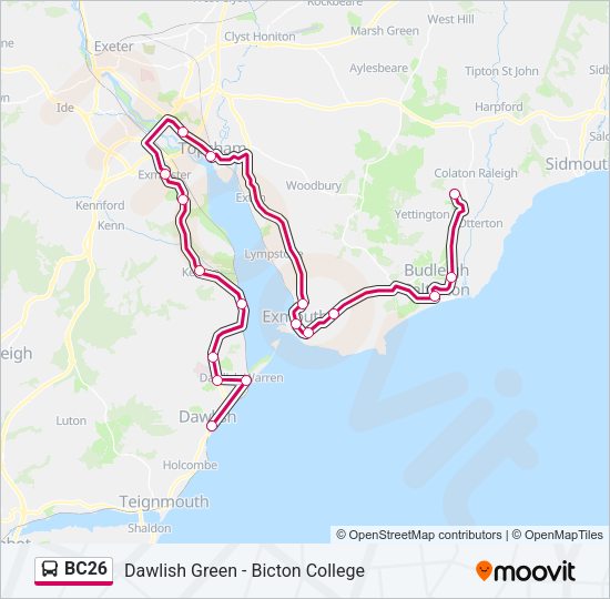 BC26 Bus Line Map