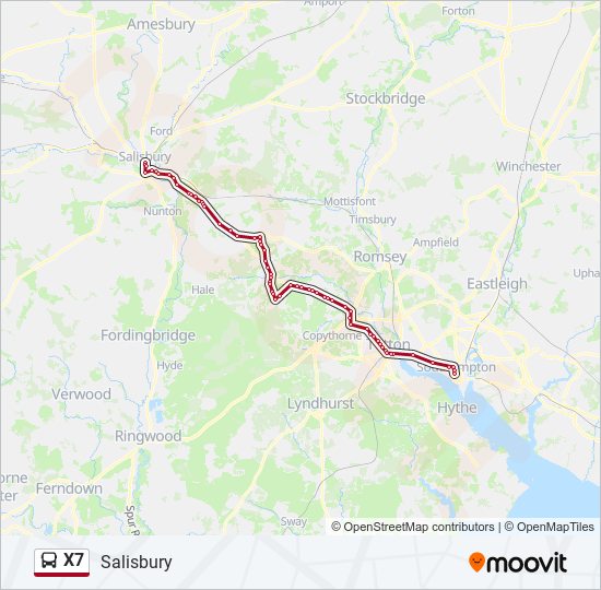 x7 Route Schedules, Stops & Maps Salisbury (Updated)