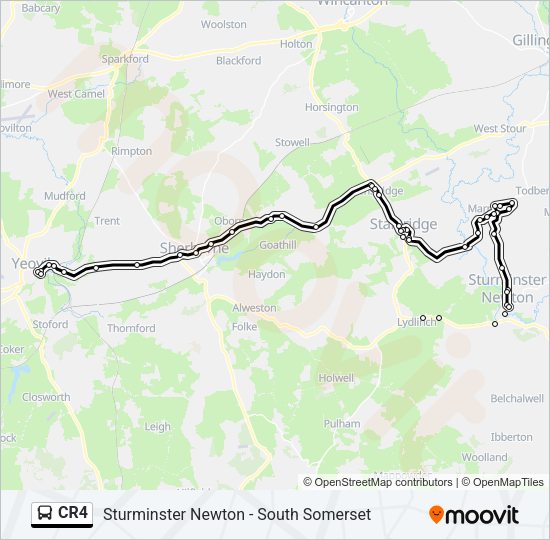 CR4 Bus Line Map