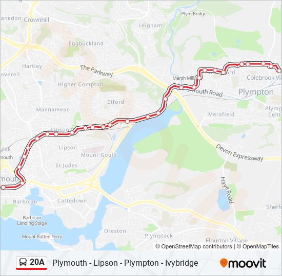 20a Route: Schedules, Stops & Maps - Woodford (Updated)