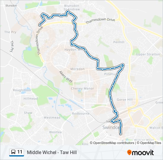 11 Route: Schedules, Stops & Maps - Oakhurst (Updated)