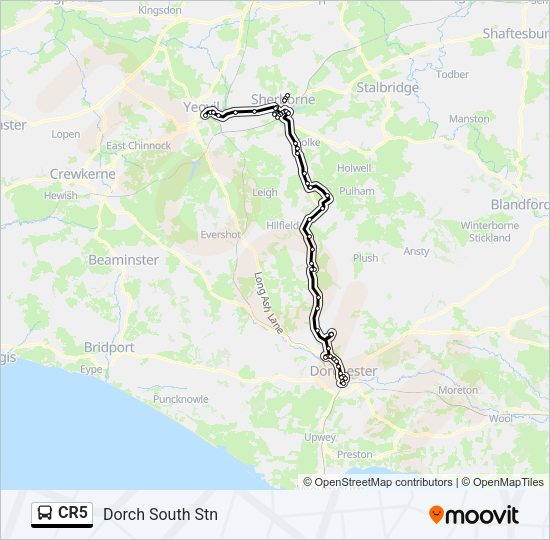CR5 Bus Line Map