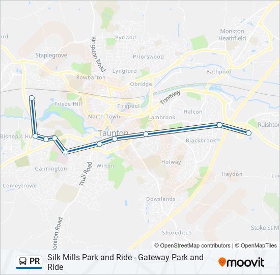 pr Route Schedules, Stops & Maps Taunton (Updated)