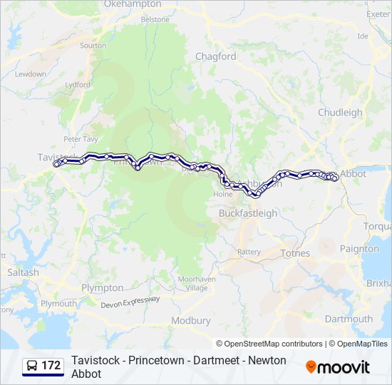 172 Bus Line Map
