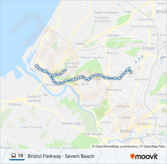 10 Bus Line Map