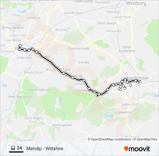24 Bus Line Map