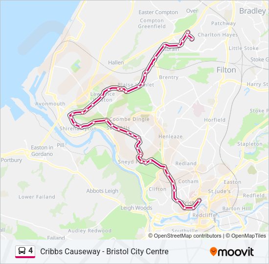 4 Bus Line Map
