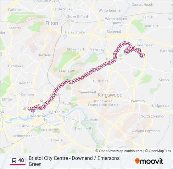 48 Bus Line Map