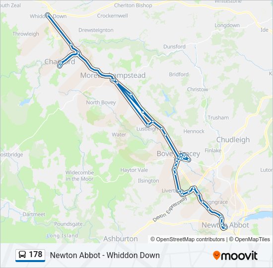 178 Bus Line Map