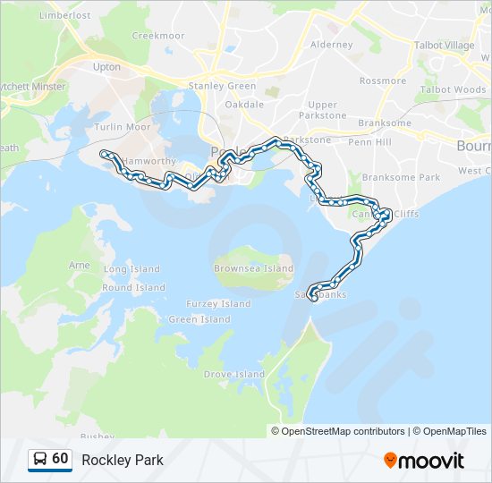 60 Bus Line Map
