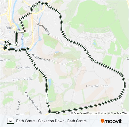 SKYLINE-TOUR Bus Line Map