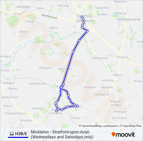 H3B/E  Line Map