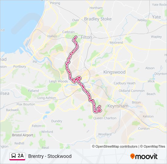 2A Bus Line Map