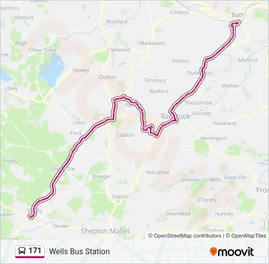 171 Bus Line Map