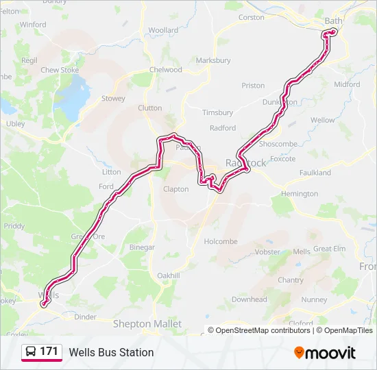 171 Bus Line Map