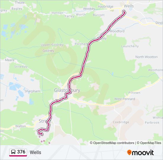 376 Route: Schedules, Stops & Maps - Wells (Updated)