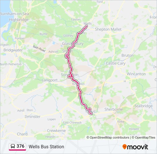 376 Bus Line Map