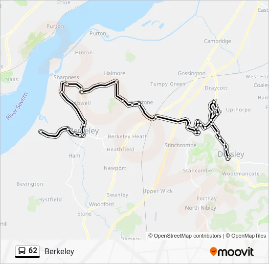 62 Route: Schedules, Stops & Maps - Berkeley (Updated)