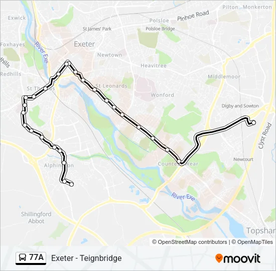 77A  Line Map