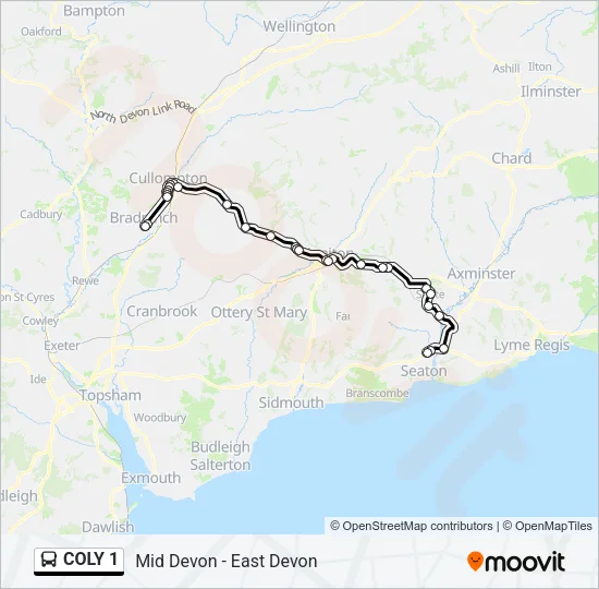 COLY 1  Line Map
