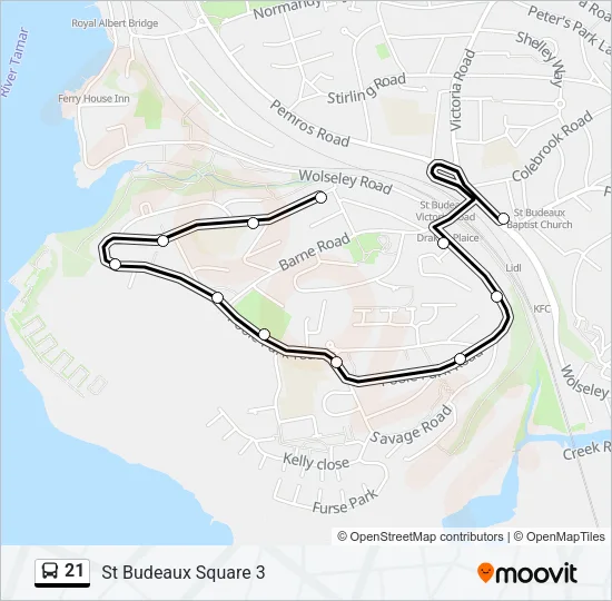 21  Line Map