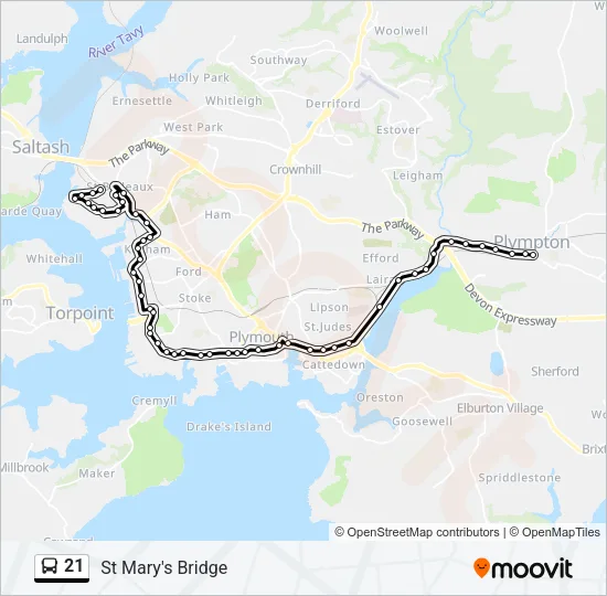 21  Line Map