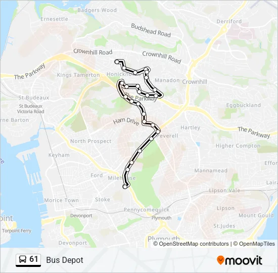 61  Line Map