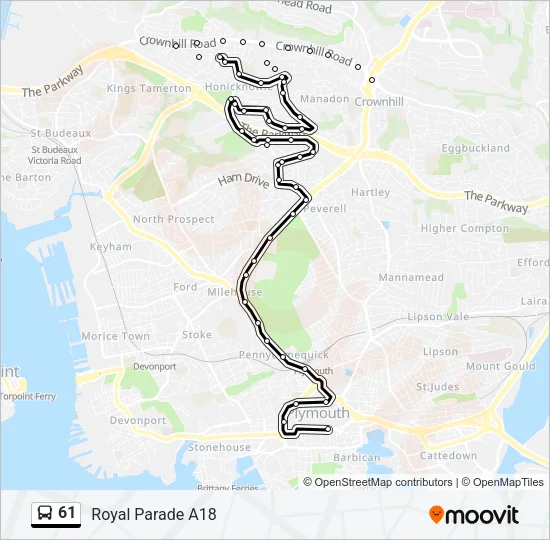 61  Line Map