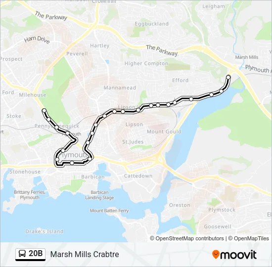 20B  Line Map