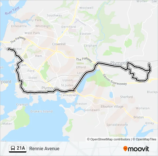 21A  Line Map