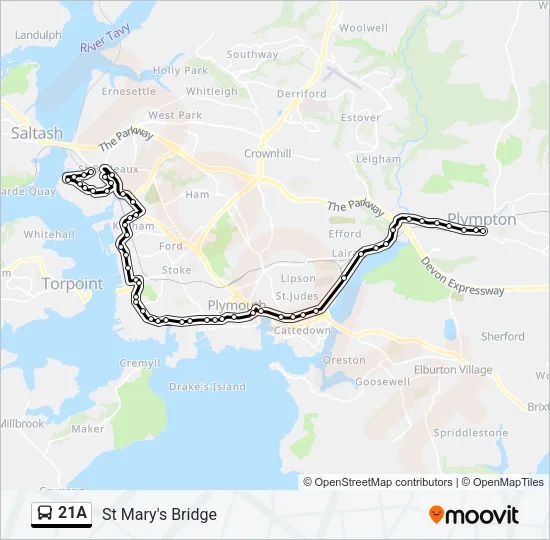 21A  Line Map