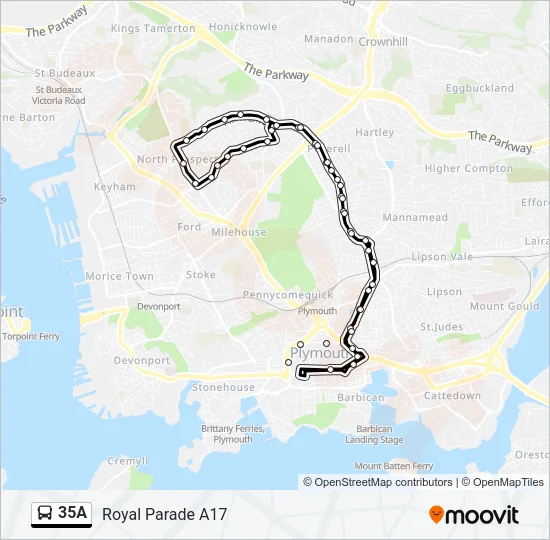 35A  Line Map