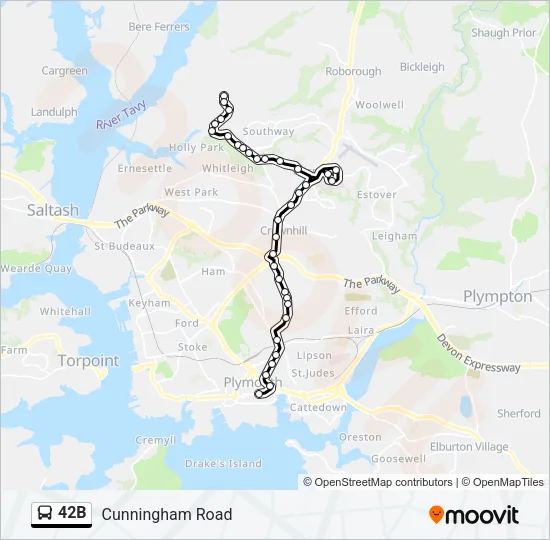 42B  Line Map