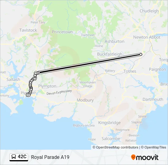 42C  Line Map