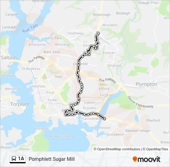 1A  Line Map