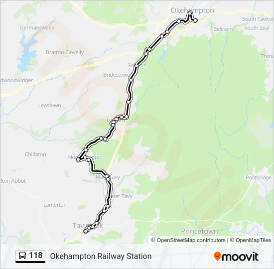 118  Line Map