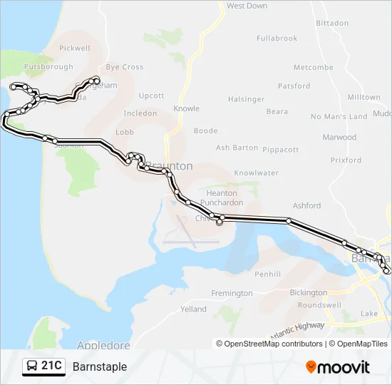 21C  Line Map