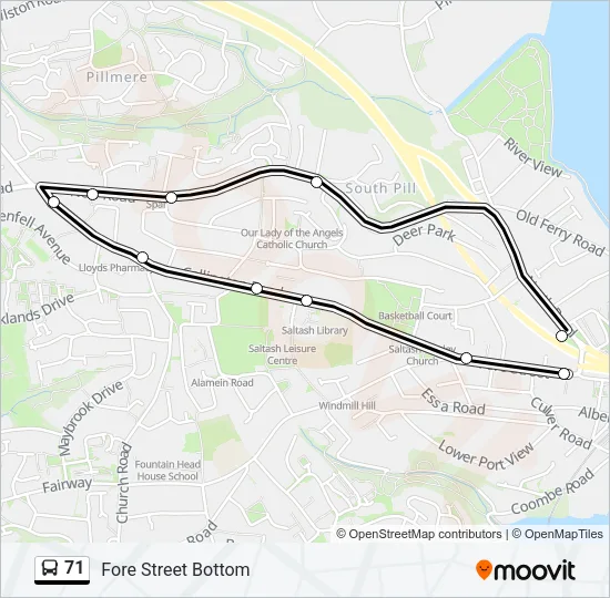 71  Line Map